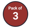 Pack of 3