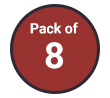Pack of 8
