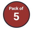 Pack of 5