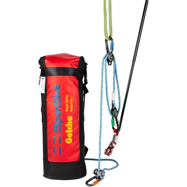 GOTCHA 2 Spanset Remote Rescue Pulley System with 50mtr Rope Length 