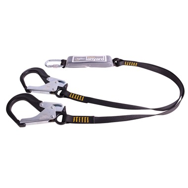 Twin Leg Webbing Lanyard & Shock Absorber c/w 2 x RGK11 and RGK1