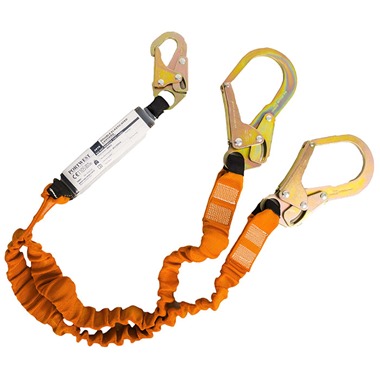 Double 140kg Lanyard with Shock Absorber