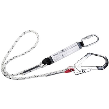 Single Kernmantle Lanyard With Shock Absorber