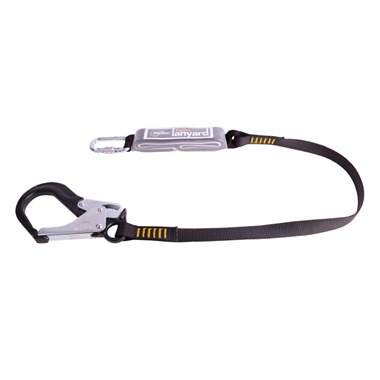 Single Leg Webbing Lanyard & Shock Absorber c/w RGK1 & RGK11 1.4m