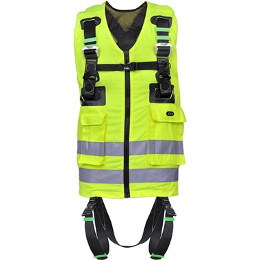  Yellow High-Visibility 2 Point Full Body Harness | FA 10 302 00 