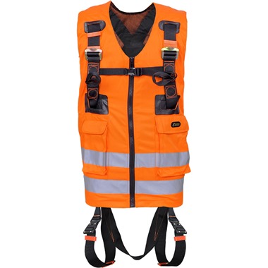 Orange High-Visibility 2 Point Full Body Harness | FA 10 303 00 