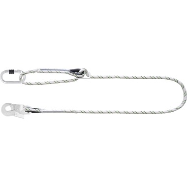 Kratos Safety FA4090220 2m Adjustable Work Positioning Kernmantle Rope Lanyard 