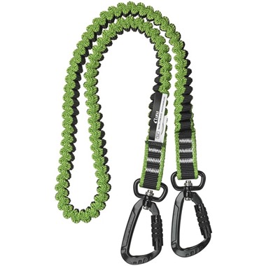 Abtech Safety 4kg Elastic Tool Lanyard with 2x Karabiners
