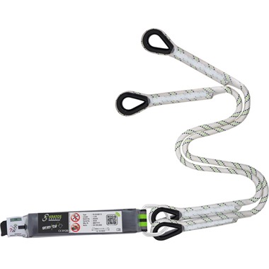 1.3m Gravity Y Forked Shock Absorbing Kernmantle Rope Lanyard | FA 30 600 13 