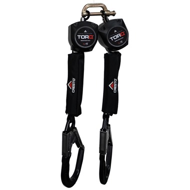 TORQ Twin Micro 2mtr Fall Arrester Large Hook By Abtech 