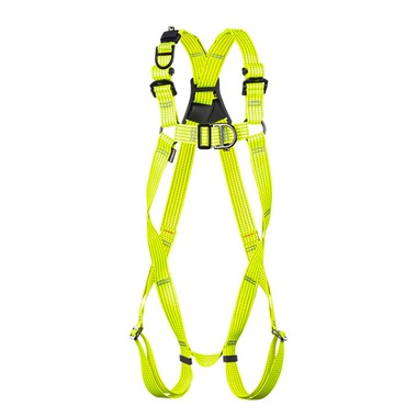 Front & Rear D Rescue Harness with rescue point and high vis webbing