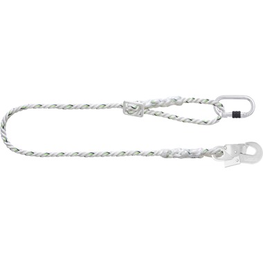  2m Adjustable Work Positioning Twisted Rope Lanyard | FA 40 900 20 (Pack of 2)