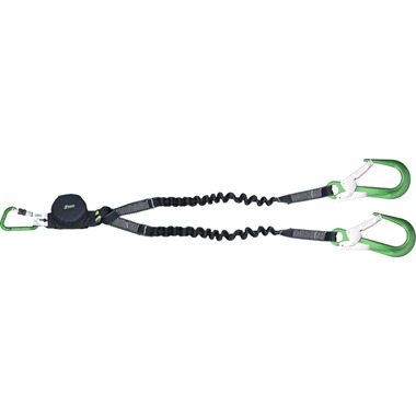  1.5m Gravity-S Y Forked Shock Absorbing Expandable Webbing Lanyard | FA 30 820 15 