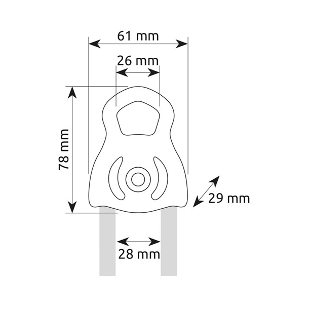 Tethys 13mm Pulley By C.A.M.P