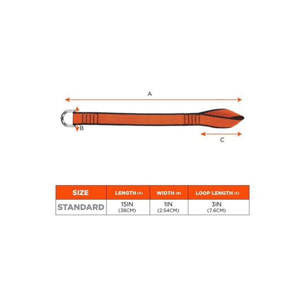 SQUIDS Anchor Choke Strap for Tool Tethering 12kg by ERGODYNE 