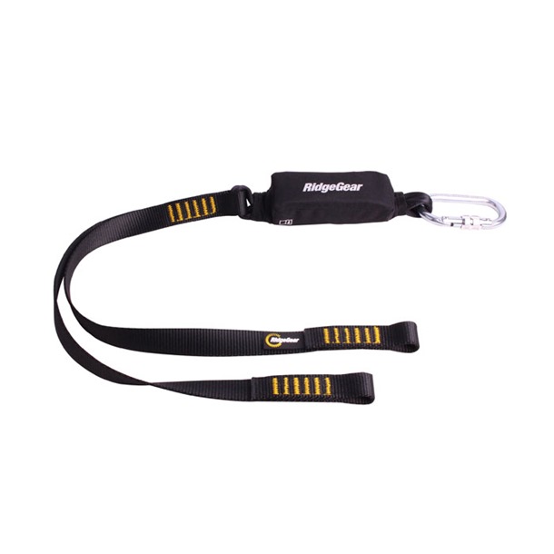 Twin Leg Webbing Lanyard & Shock Absorber 1.8m