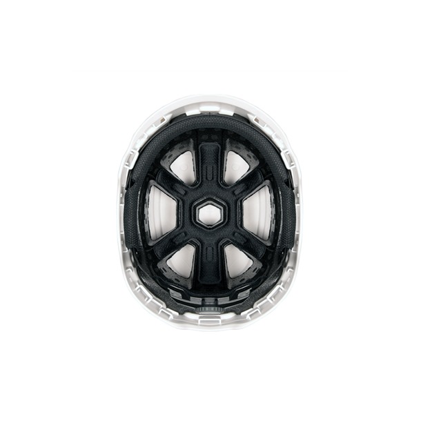 White Vented Safety Helmet By SOVOS 