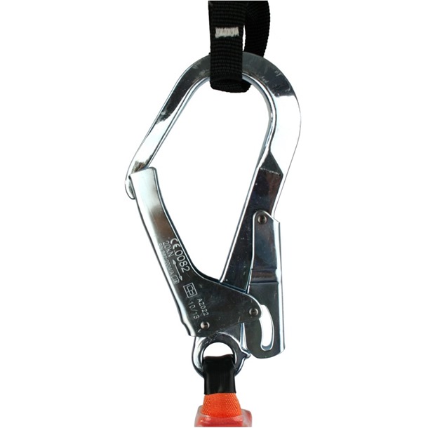 2.4mtrs Fall Arrester Retractable With Scaffold Hook (Max Weight 240kg) by G-Force 