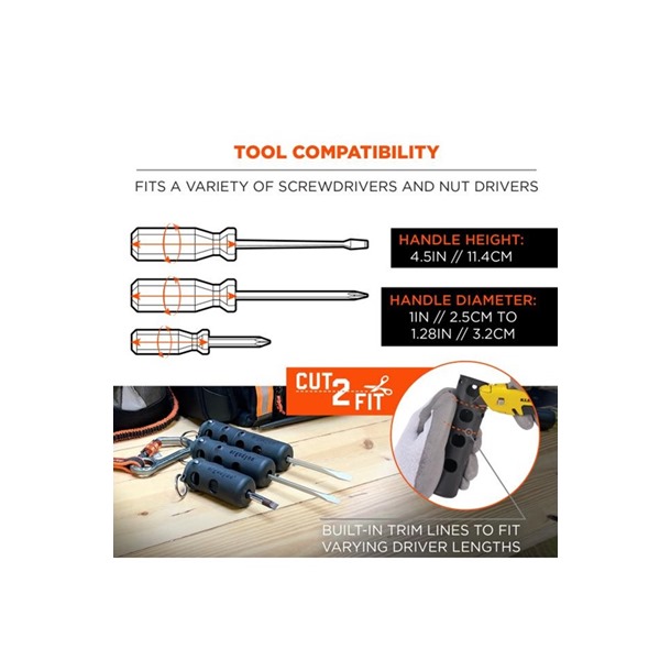 SQUIDS Tool Grip and Tether Attachment Point Pack of 2 By ERGODYNE