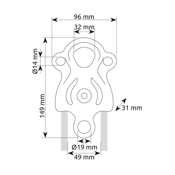 NAIAD 16mm Pulley By C.A.M.P