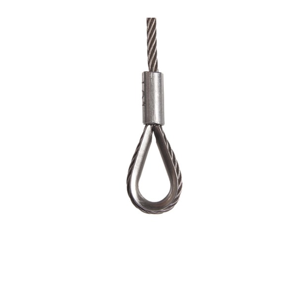 Black Rung Stainless Steel Wire Rope Ladder Swaged Eye By Lyon 