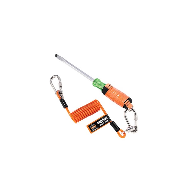SQUIDS Coiled Cable Tool Lanyard by ERGODYNE 