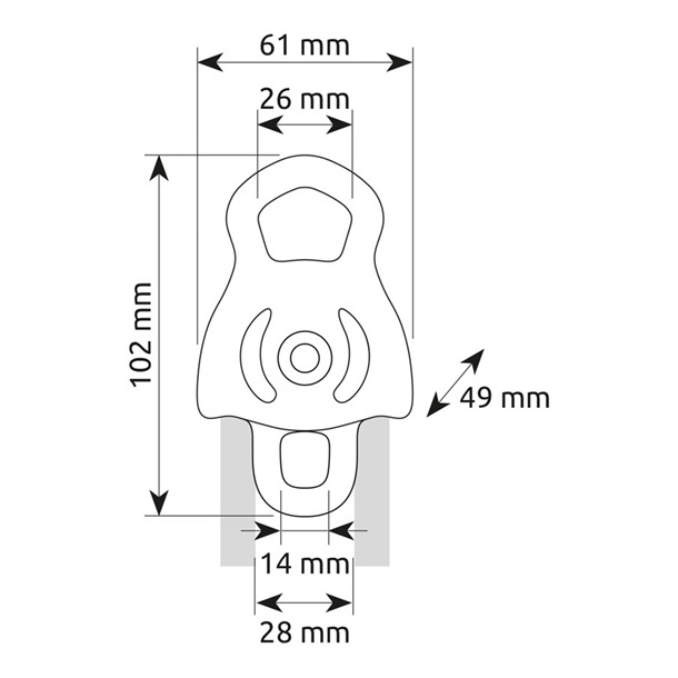 Dryad 13mm Pulley By C.A.M.P
