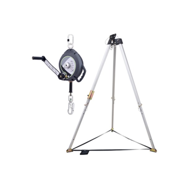 Kratos Confined Space Rescue Kit with 20m Fall Arrester, Gas Detector, Breathing Apparatus & Harness