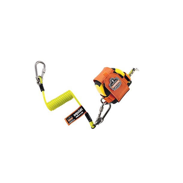 SQUIDS 3120S Coiled Cable Tool Lanyard by ERGODYNE 
