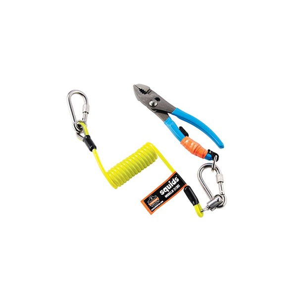 SQUIDS 3120S Coiled Cable Tool Lanyard by ERGODYNE 