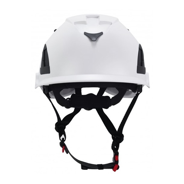 White Construction Helmet WOLF By Kratos