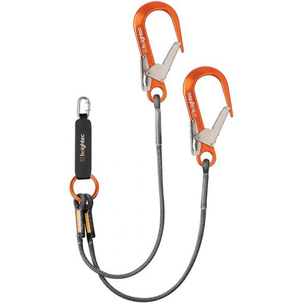 Heightec L2M ELITE - Twin Lannyard - Oval c/w Scaffold Hooks 