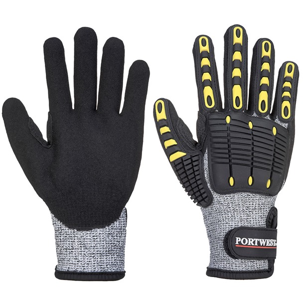 Anti Impact Cut Resistant Thermal Glove (Pack of 3)