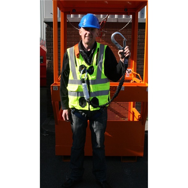 High Visibility Jacket Safety Harness, Elasticated & Quick Release By G-Force 