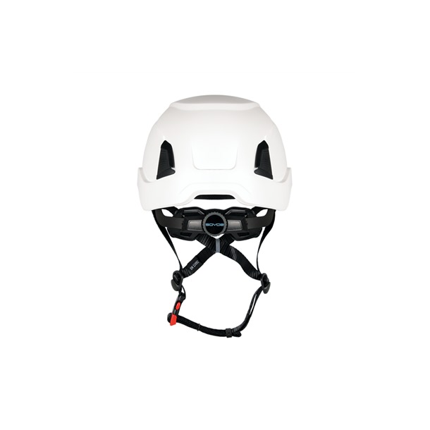 White Vented Safety Helmet By SOVOS 