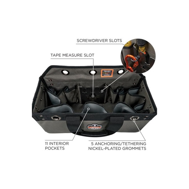 ARSENAL Large Bucket Truck Tool with Tool Tethering Attachment Points by ERGODYNE 