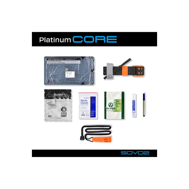 Platinum Core Bleed Control Trauma Kit By SOVOS 