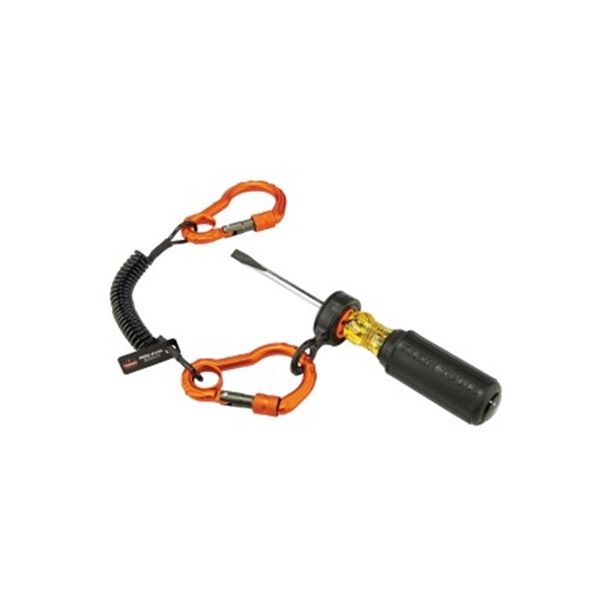 SQUIDS 0.9kg Coil Tool Lanyard Dual Karabiners by ERGODYNE 