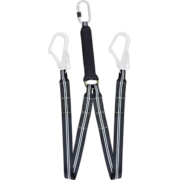 Kratos Safety FA3040215 Flame Restraint Y Shock Absorbing Lanyard 1.5mtr 