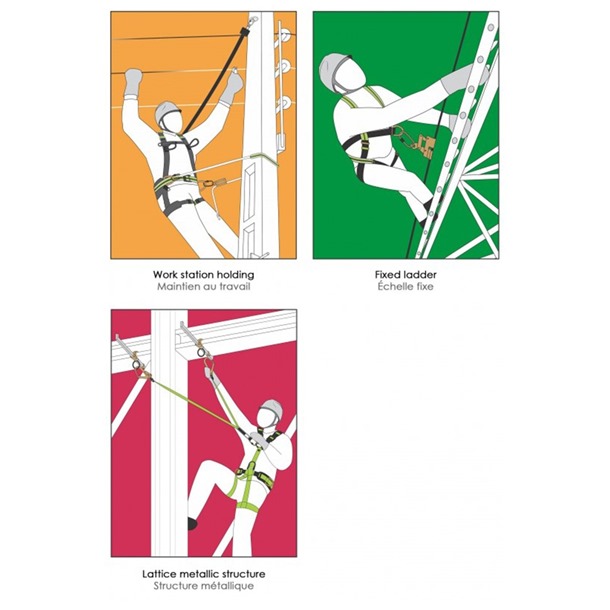 4 Point Full Body Harness By Kratos 