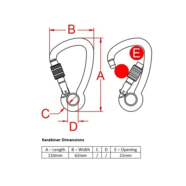 KONG Ovalone DNA Twistlock Karabiner | 40kN