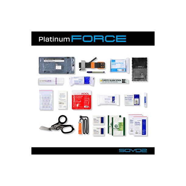Platinum Force Bleed Control Truama Kit By SOVOS 