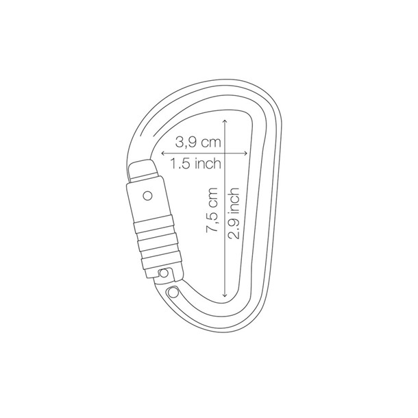 PETZL Sm'D | Traict-Lock Karabiner 