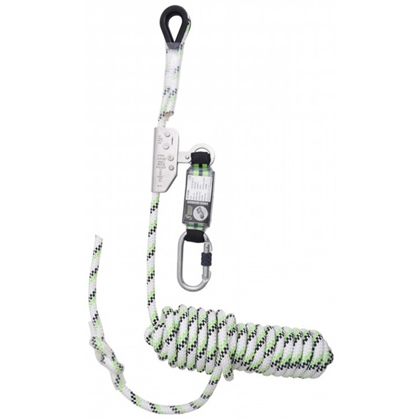 Guided Type Fall Arrester c/w 10mtr Kernmantle Rope By Kratos 