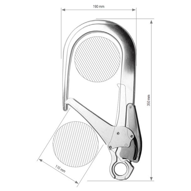 G-Force Scaffold Hook Aluminium AZ024