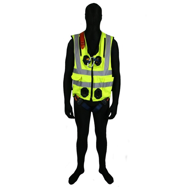 High Visibility Jacket Safety Harness, Elasticated & Quick Release By G-Force 