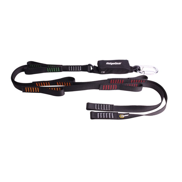 Twin Leg Webbing Tie Back Lanyard & Shock Absorber