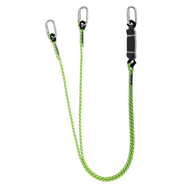 Twin-Leg 'Y' Shock Absorbing Lanyard | Karabiner Each End