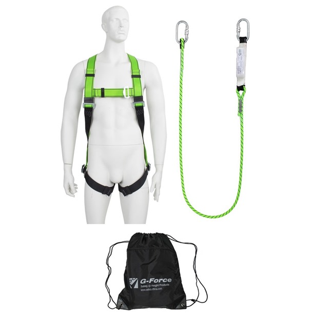 Shock Absorber Lanyard & Height Safety Harness By G-Force 