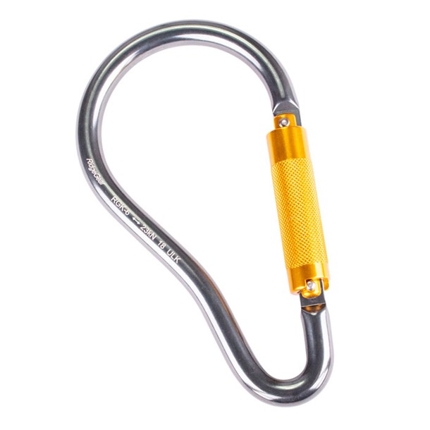 54mm Aluminium Twistlock Scaffold Karabiner (Pack of 2)